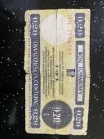 20 cent bon towarowy 1979.