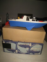 Soviet toy ship named Czajka, top condition, in factory box, from the 1960s