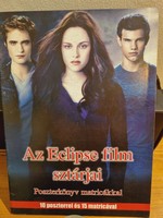 Twilight - the stars of the eclipse movie - poster book with stickers