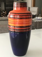 Retro Scheurich kerámia váza a 60-as, 70-es évekből, 30 cm magas