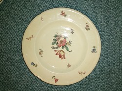 Fischer krt - a pair of faience plates with flower patterns and butterflies