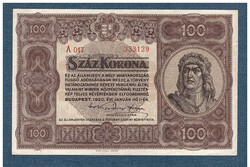 100 Korona 1920 Ropogós