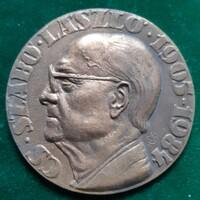 Kákonyi István: Cs. Szabó László, bronz plakett