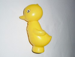 Retro toy plastic duck chick from the 1970s