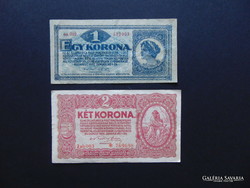 1 Korona 1920 - star 2 Korona 1920 lot ! 01