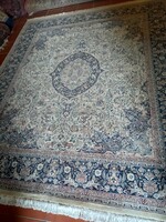310 x 250 cm Iráni Tabriz állatfigurás kézi csomózású Perzsa szőnyeg
