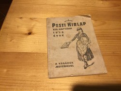 For collectors, the small calendar of the Pest newspaper - for the year 1936