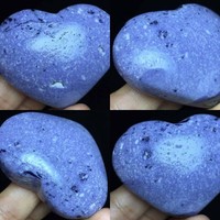 Eredeti tekintélyes top minősegű afrikai sugilit  polírozott szív ! 100gr