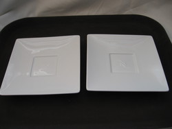 Nespresso porcelain placemat, square plate