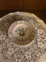 Herendi Rothschild mintás fali tányér csipkés szélű