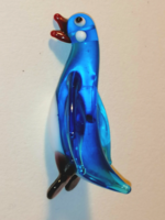 Kék üveg pingvin, kabala figura 13.