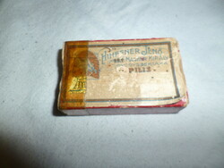 Antique small pharmacy medicine box Hinffner Jenő Pilis