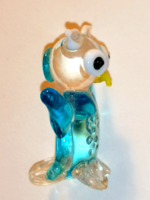 Cute glass owl, mascot figure 19.
