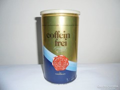 Retro coffee coffee metal box metal tin box - hofer kaffee - caffeine mint - from the 1980s