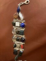 Unique semi-precious stone bracelet