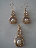 Jewelry beaded women's pendant earrings