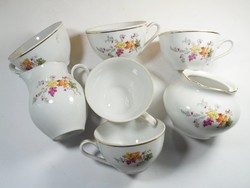 Retro marked cp colditz gdr porcelain tea set coffee set tea coffee - missing: part of 7 set