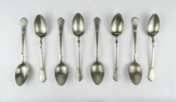 1J145 antique monogram hacker alpaca teaspoon mocha spoon set 8 pieces