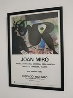 Joan Miró-Pintura, Escultura, Ceramica-kiállítás plakátja.