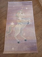 New! Children's rug with unicorn pattern 80x150 cm in several colors!!!