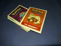 Retro POKEMON játékkártya szerep játékhoz  a képek a képek szerint