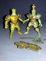 Retro quality large-scale knight toy figures warriors together 2 pieces 15 cm / piece as shown in the pictures
