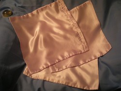 3-Pcs silk luxury decorative pillow cover hidden zipper 40x40 cm discrete pale purple sold together