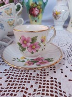 Beautiful English floral coffee cup cup set saucer
