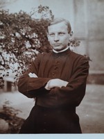 Old photo vintage male photo priest