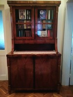 Original Biedermeier sideboard, display cabinet,