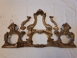 Baroque carved gilded wood holding canon board