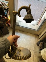 Table lamp, in working condition, height 30 cm. Copper