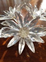 Swarovski crystal flower ornament
