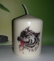 Tiger pattern candle - 15 hours