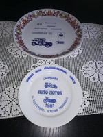 Wall plates made for the occasion of Alföldi plates