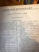 Magyar Sakkélet  1953-62 teljes évfolyamok bekötve