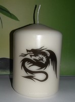 Dragon pattern candle - 15 hours