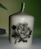 Black rose pattern candle - 15 hours