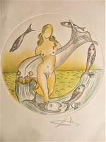 Salvador Dali Zodiakus - egészen ritka eredeti  rézkarcok! Tegyen ajánlatot!