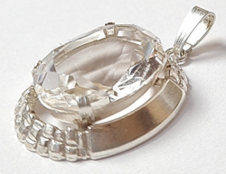 Dazzling k&l 835 silver pendant