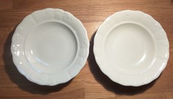 Zsolnay porcelain deep plate 2 pcs.