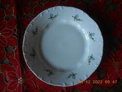 Zsolnay kék barackvirág mintás süteményes tányér