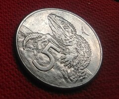 Új Zéland 1986. 5 cent