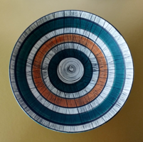 Carstens tönnieshof w. Germany ceramic bowl, wall decoration, 1960s-70s