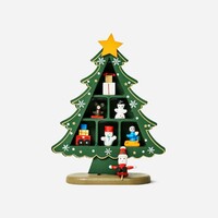 Wooden Christmas tree, wooden ornament