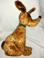 Vintage 60's dog stuffed with straw and long ears