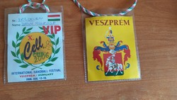 (K) Handball entry card, VIP card Cell cup 2 pcs