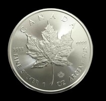 Maple Leaf 1oz Silver Tone Coin