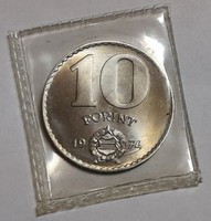 Fóliás forgalmi sorból bontott 10 Forint 1974 Unc.