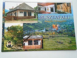 D192288 postcard - Pusztafalu Zemplén county